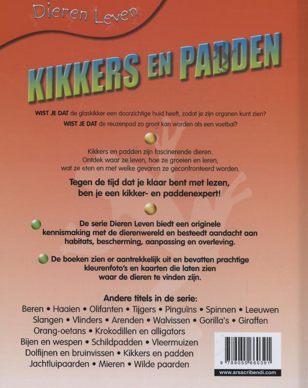 Achterkant van Kikkers en padden