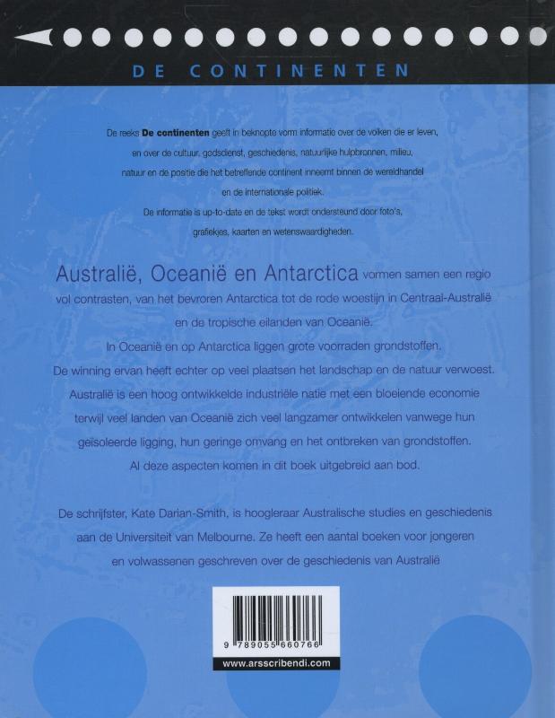 Achterkant van Australie, Oceanie en Antarctica