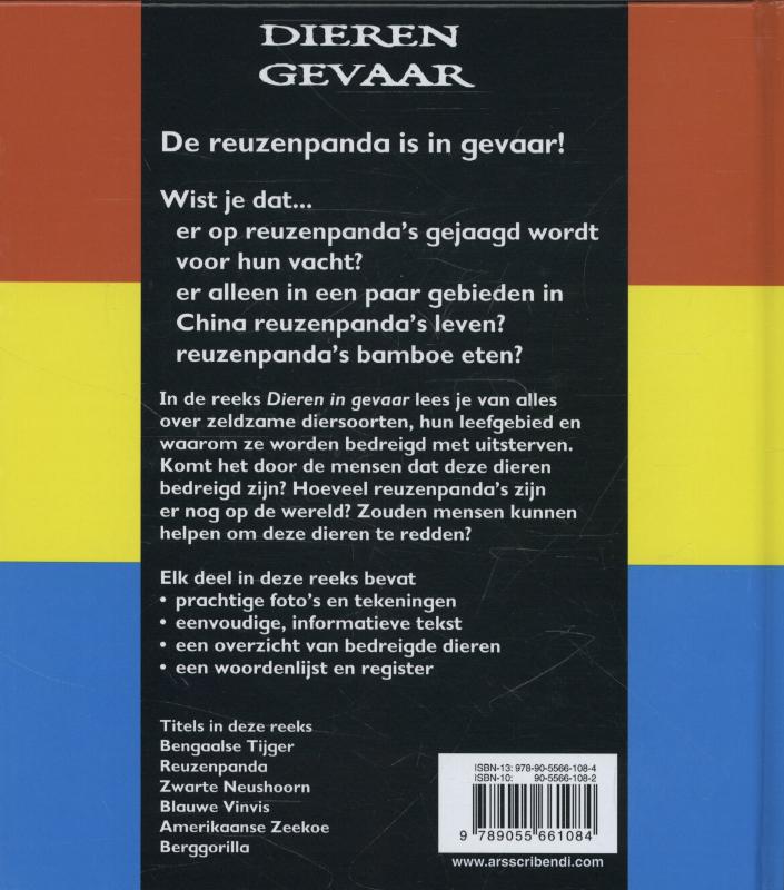 Achterkant van Reuzenpanda