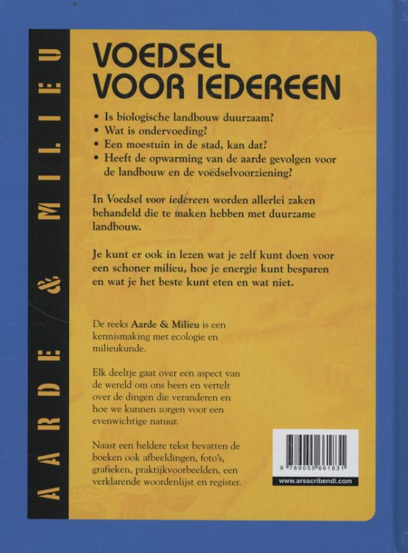 Achterkant van Voedsel voor iedereen