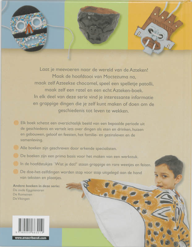 Achterkant van De Azteken
