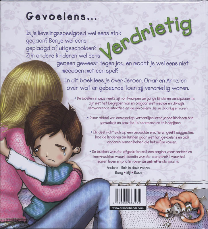 Achterkant van Verdrietig