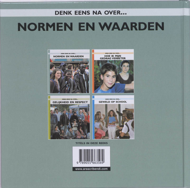 Achterkant van Waarden en normen