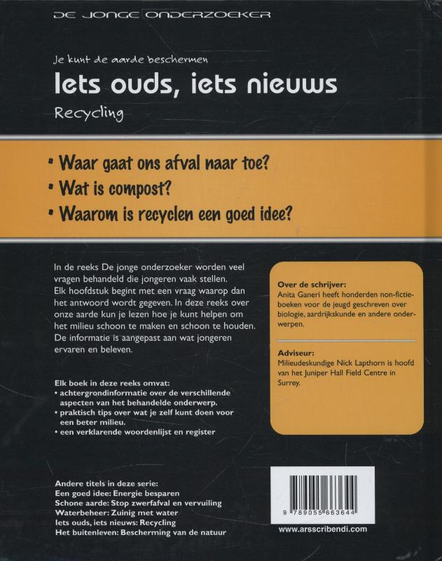 Achterkant van Iets ouds, iets nieuws
