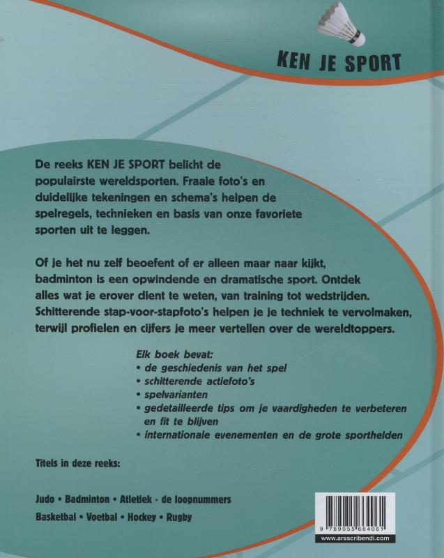 Achterkant van Badminton