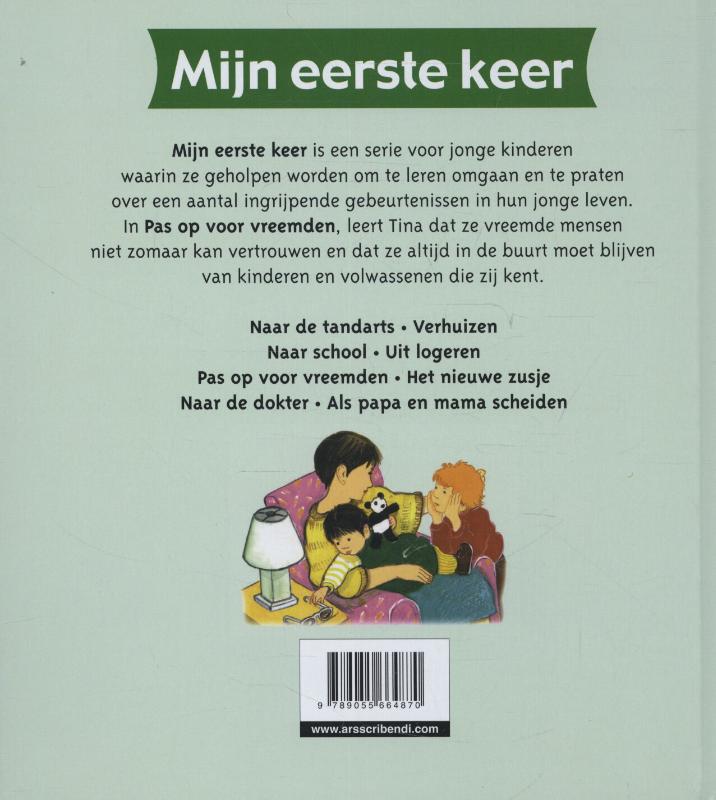 Achterkant van Pas op voor vreemden