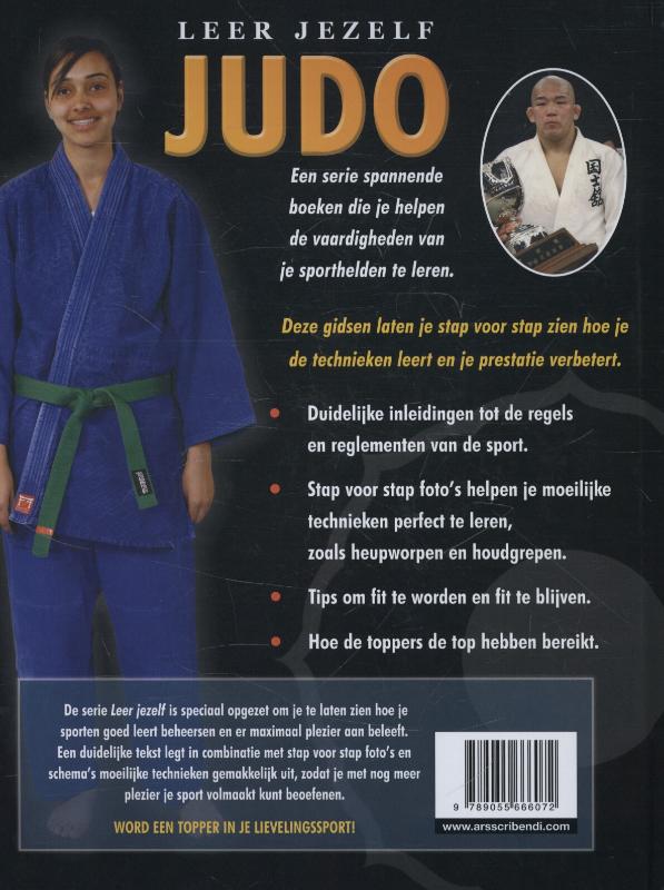 Achterkant van Judo