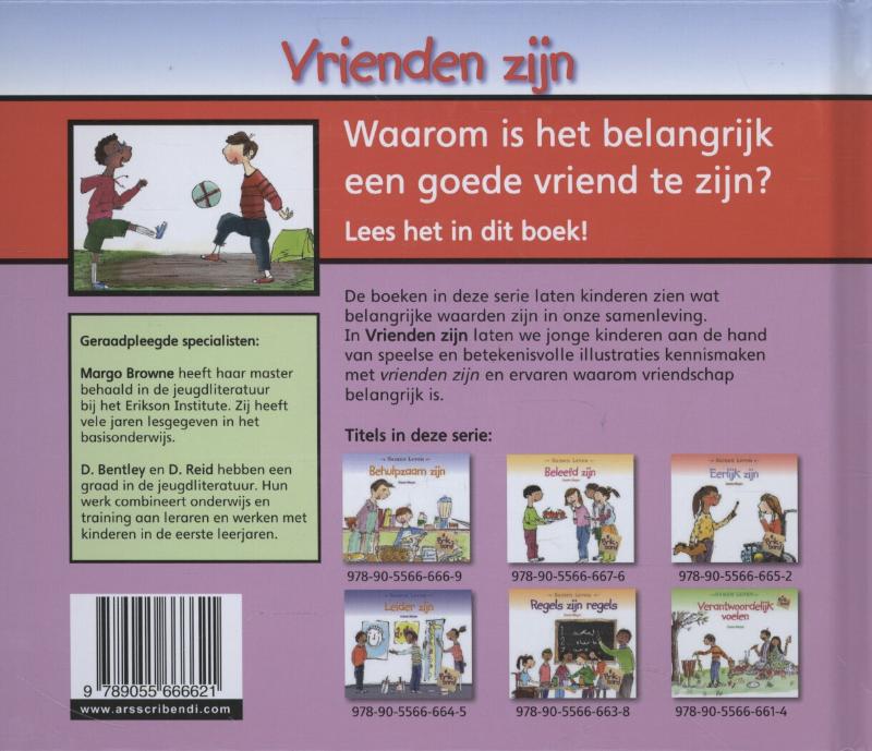 Achterkant van Vrienden zijn