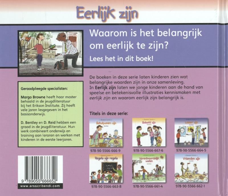 Achterkant van Eerlijk zijn