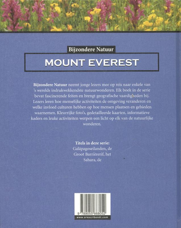 Achterkant van Mount Everest