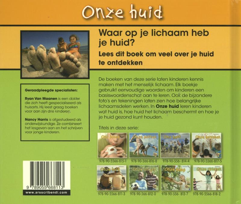 Achterkant van Onze huid