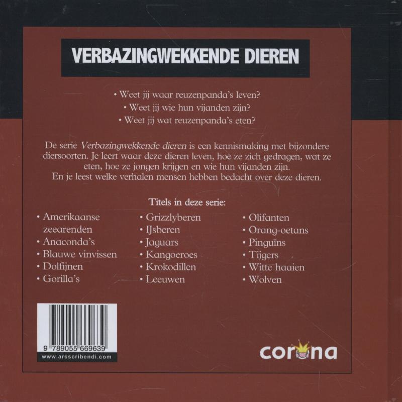 Achterkant van Reuzenpanda's