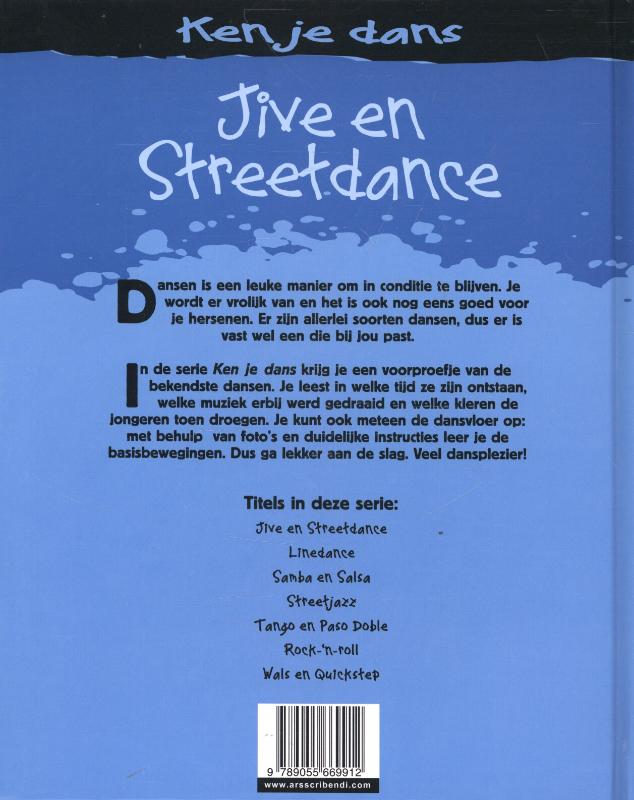 Achterkant van Jive en streetdance