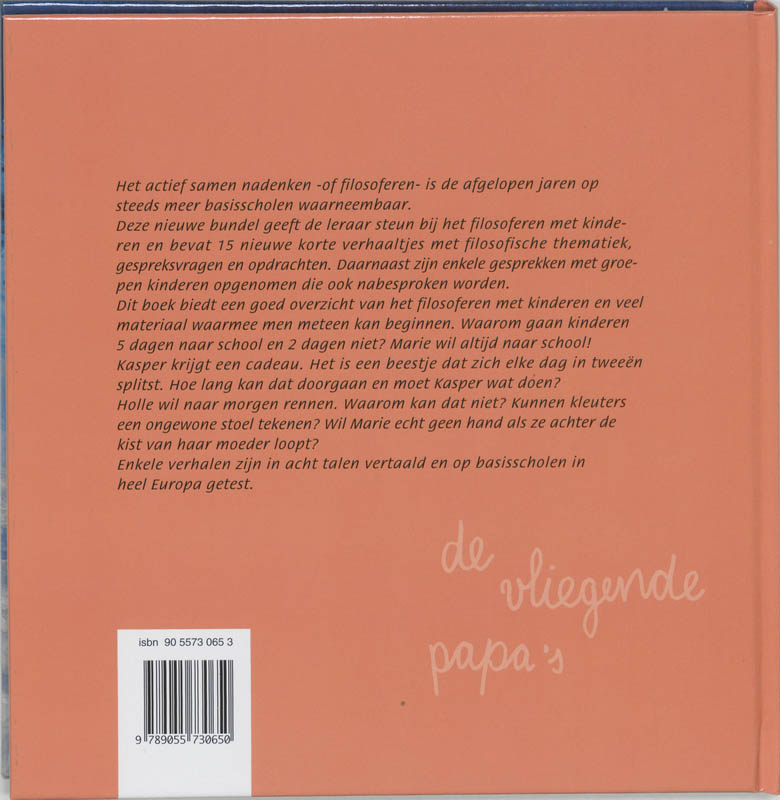 Achterkant van De vliegende papa's