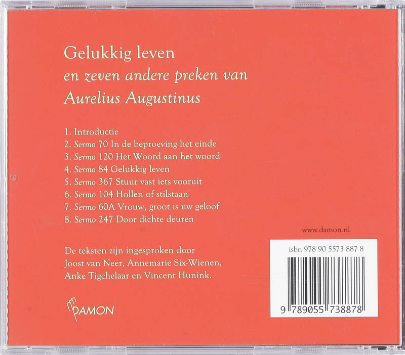 Achterkant van Gelukkig leven