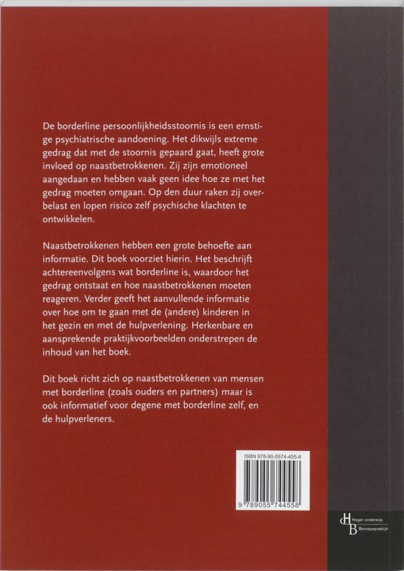 Achterkant van Borderline de baas