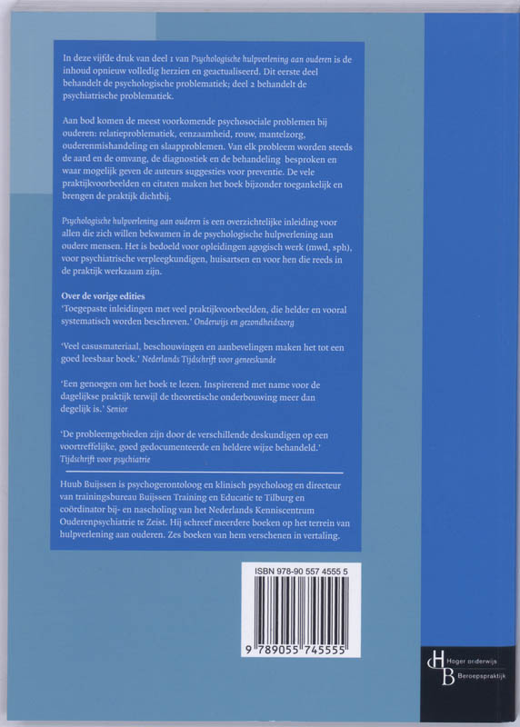 Achterkant van 1 Psychologische problematiek