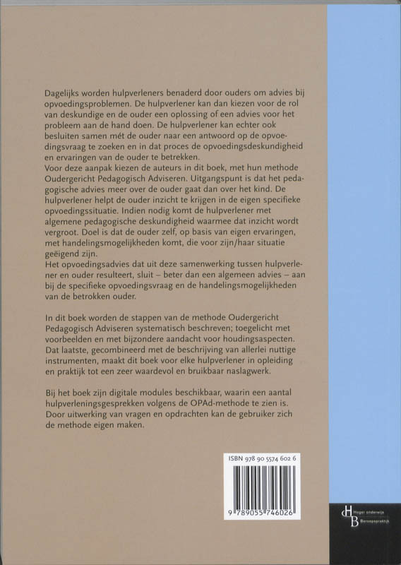 Achterkant van Tekstboek