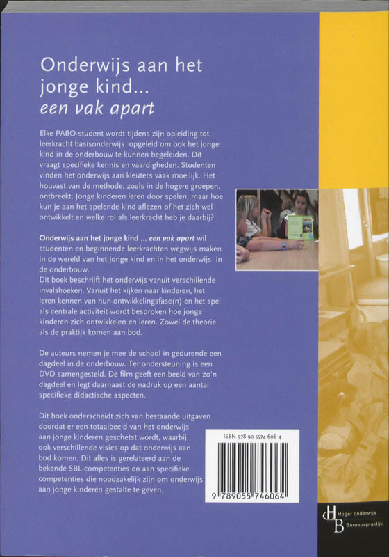 Achterkant van Onderwijs aan het jonge kind