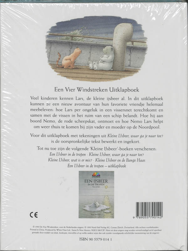 Achterkant van Kleine ijsbeer, waar ga je naar toe?