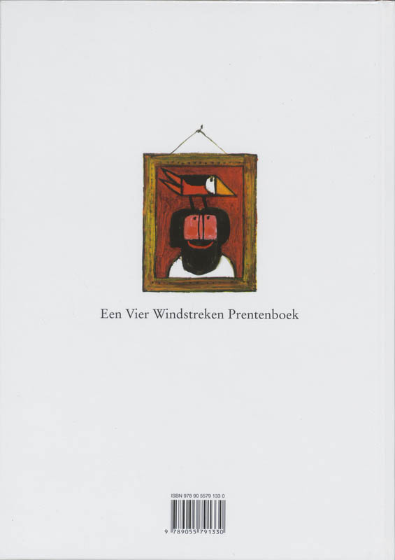 Achterkant van De schilder en de vogel