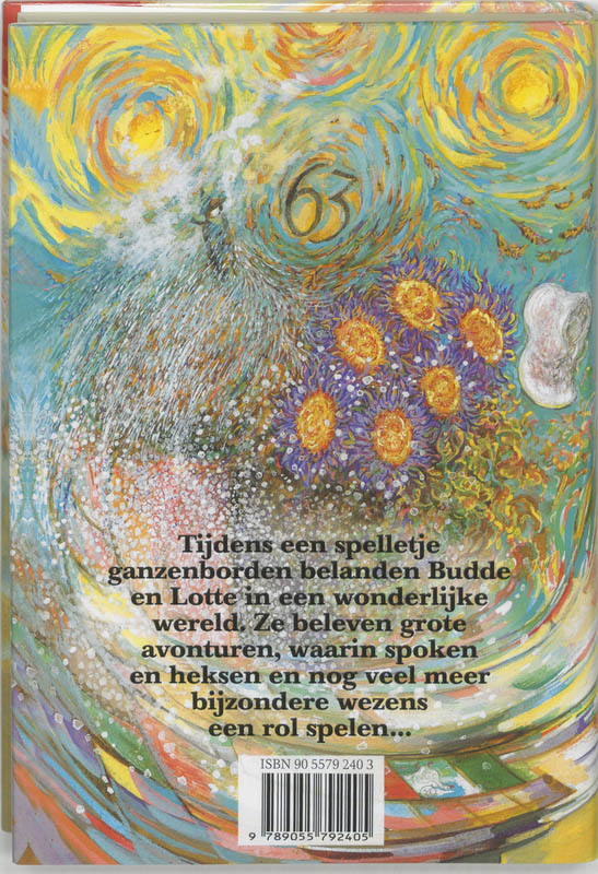 Achterkant van Ganzenborden bij oma