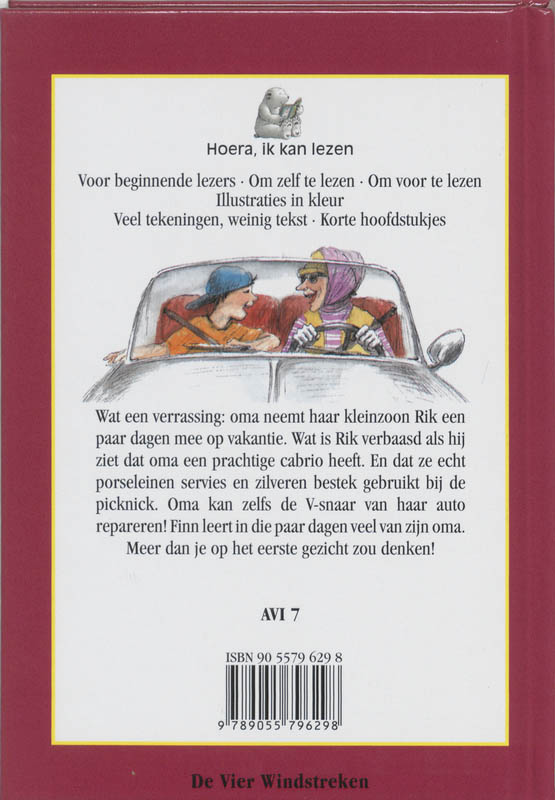 Achterkant van Vakantie met oma