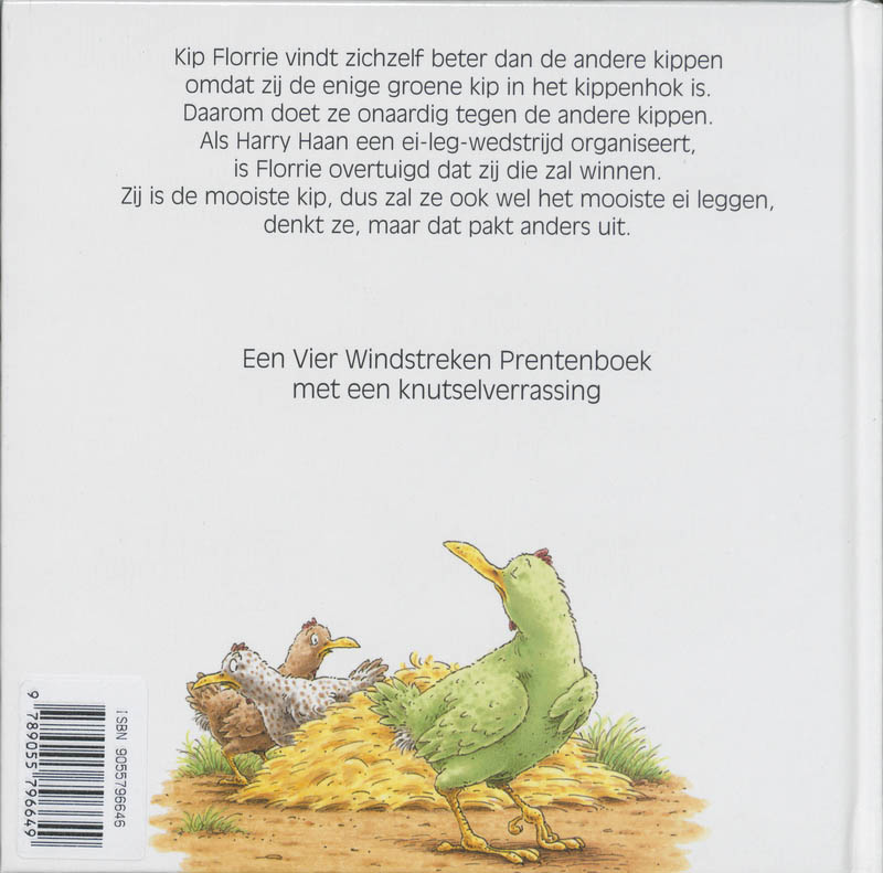 Achterkant van Wie legt het mooiste ei?