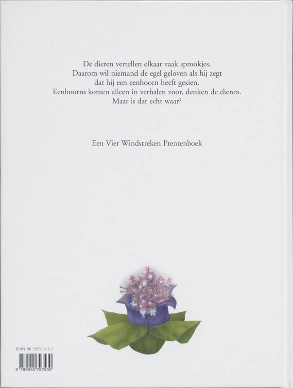Achterkant van Een echte eenhoorn!