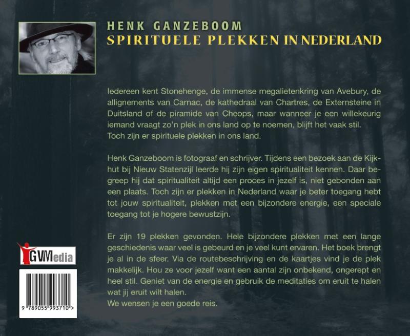 Achterkant van Spirituele plekken in Nederland