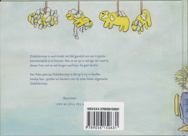 Achterkant van Dideldeintsje wol nei skoalle