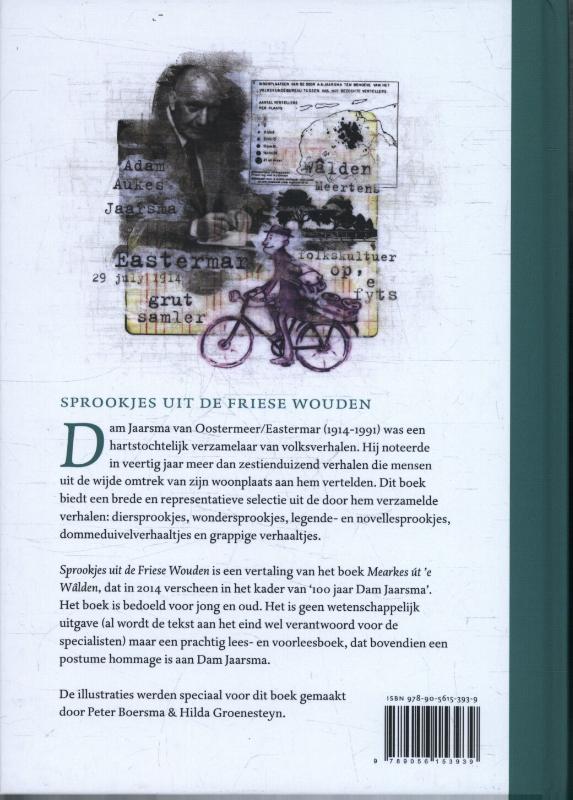 Achterkant van Sprookjes uit de Friese Wouden
