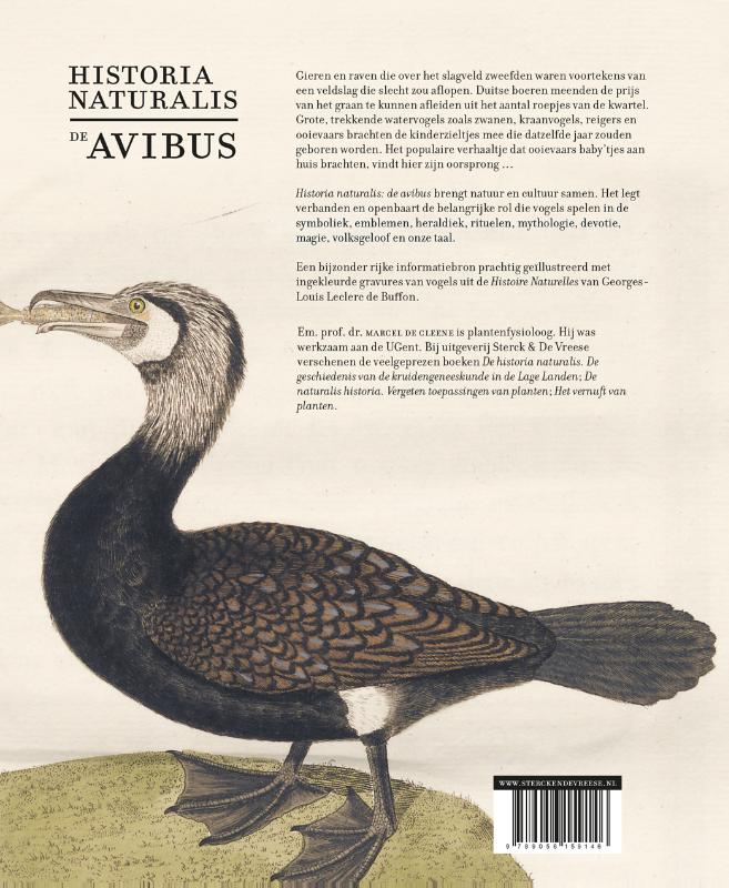 Achterkant van Historia naturalis: de avibus