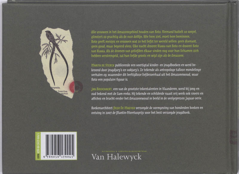 Achterkant van Boto