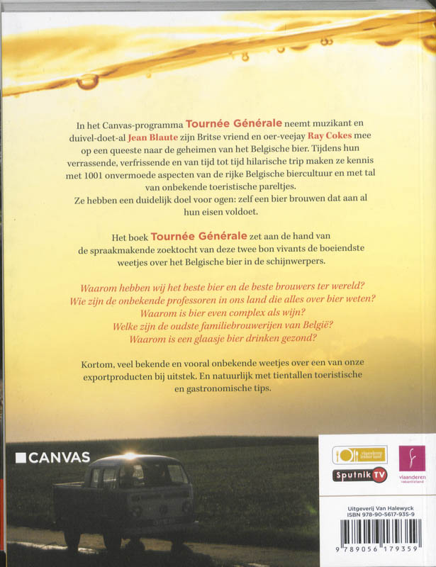 Achterkant van Tournee Generale