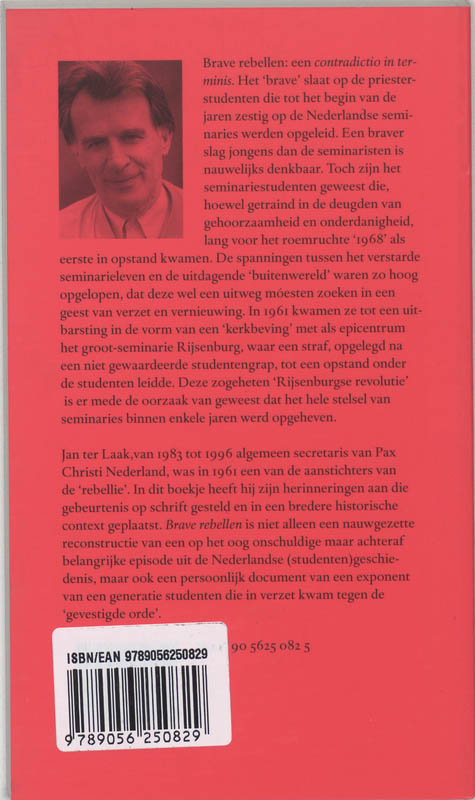 Achterkant van Brave rebellen