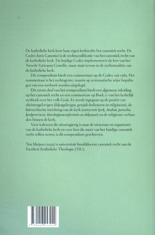 Achterkant van Deel 1 Inleiding en volk Gods