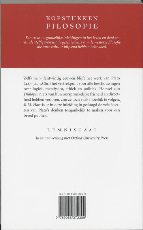 Achterkant van Plato