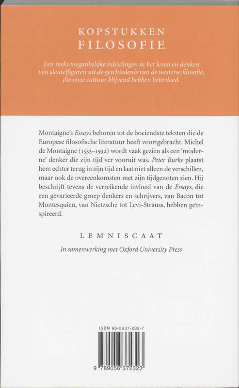 Achterkant van Montaigne