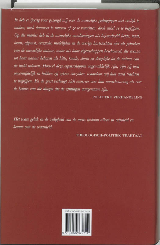 Achterkant van Spinoza