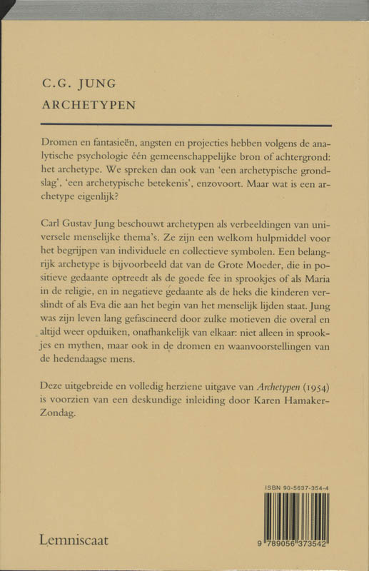 Achterkant van Archetypen