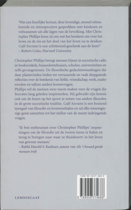 Achterkant van Cafe Socrates