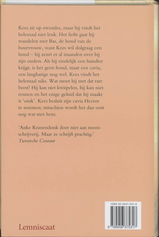Achterkant van Liever een hond!