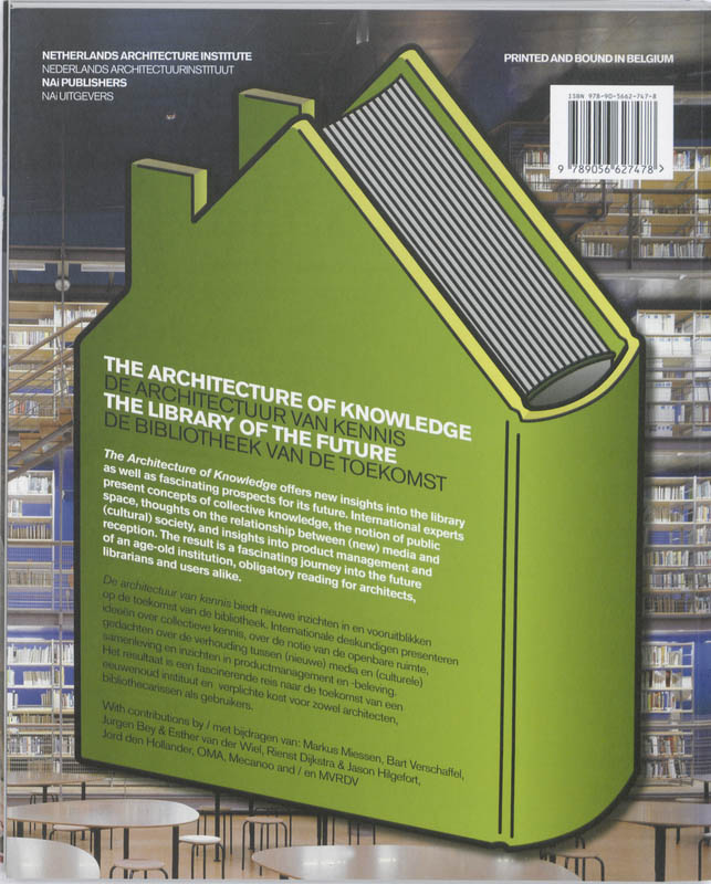 Achterkant van The Architecture of Knowledge = De architectuur van kennis