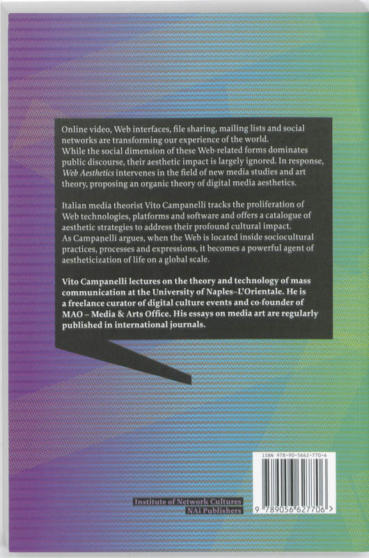 Achterkant van Web Aesthetics