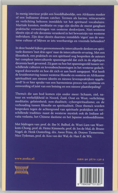 Achterkant van Met drie ogen
