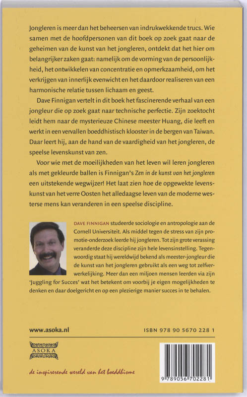 Achterkant van Zen in de kunst van het jongleren