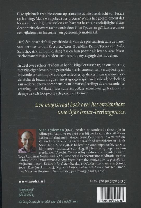 Achterkant van Transmissie en transcendentie