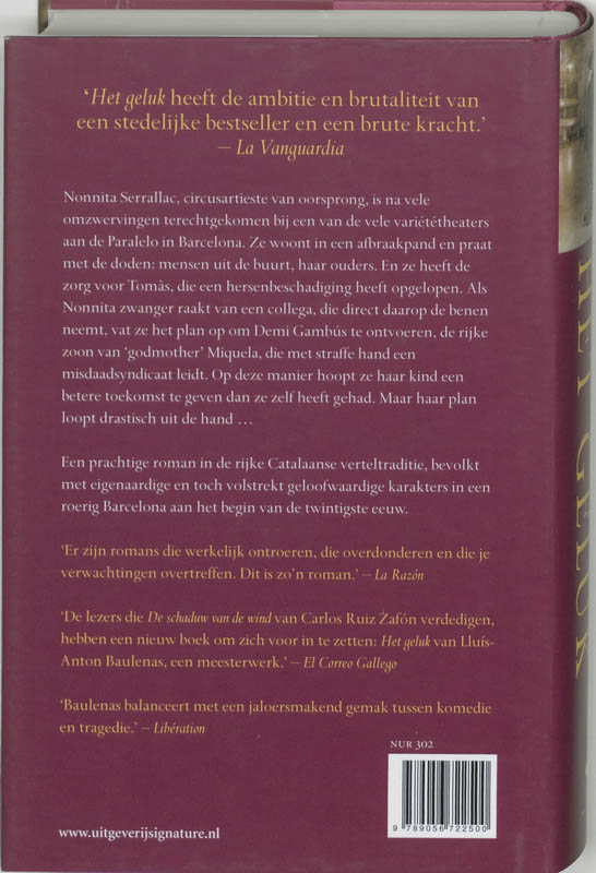 Achterkant van Het geluk