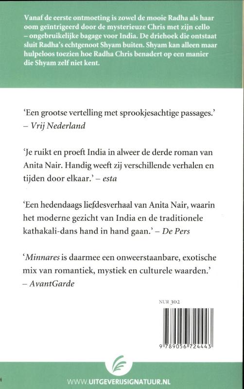 Achterkant van Minnares